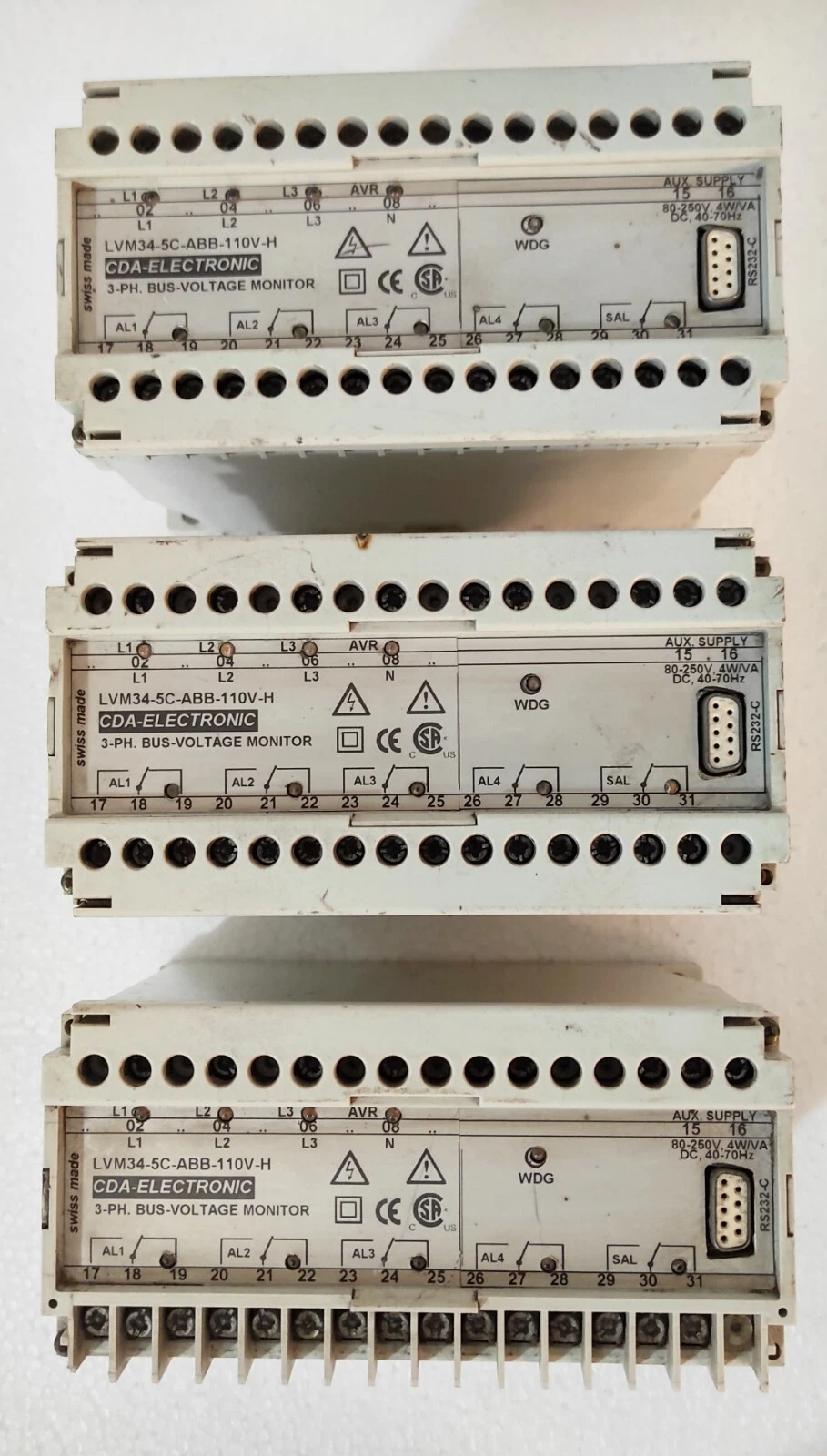 CDA-Electronic LVM34-5C-ABB-110V-H BUS-Voltage Monitor